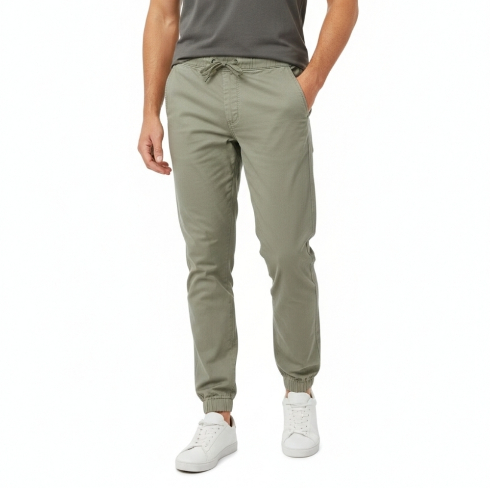 West49 Men's Sage Green Chino Joggers